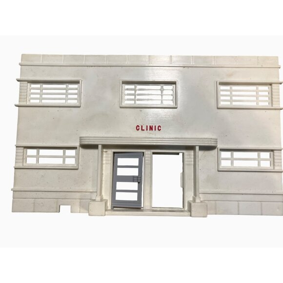 Plasticville U.S.A. Hospital Kit Model Building For Train Set Vintage - Picture 9 of 14